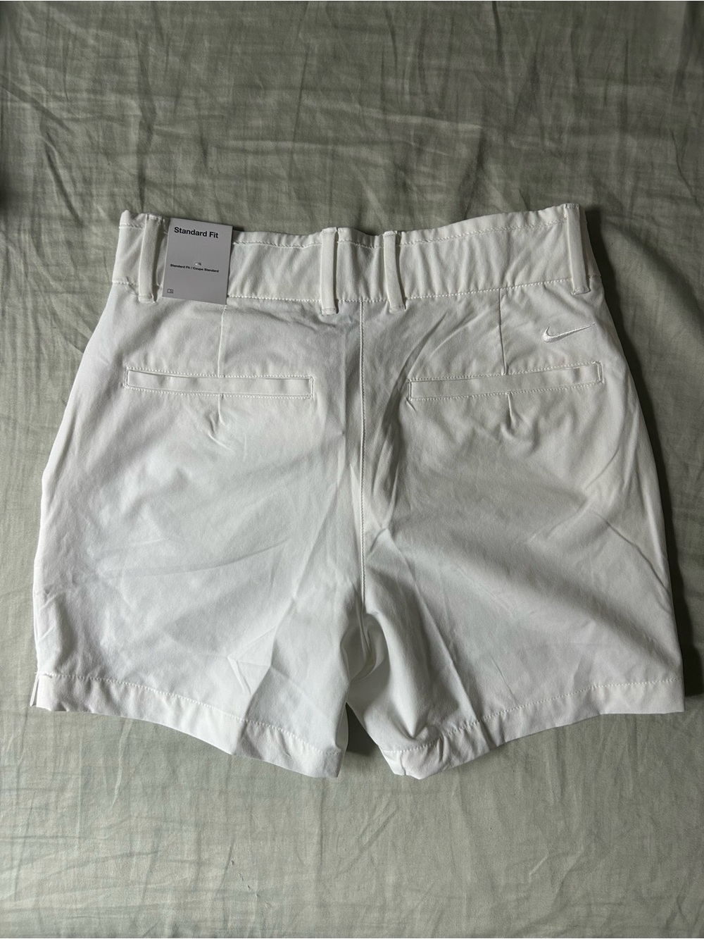 Nike Women's White Athletic Golf Shorts